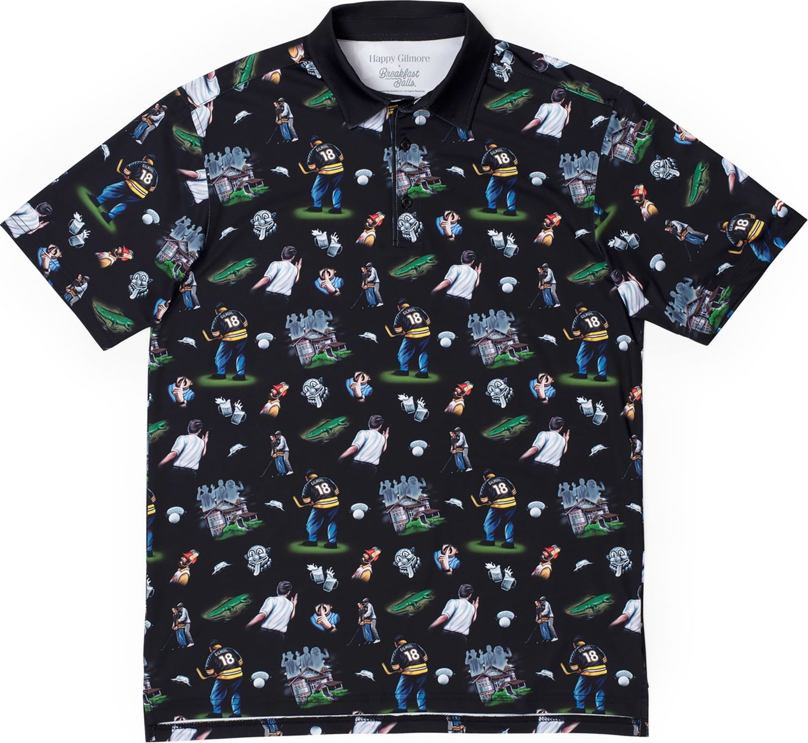 Men’s Happy Gilmore “All in the Hips” Golf Polo
