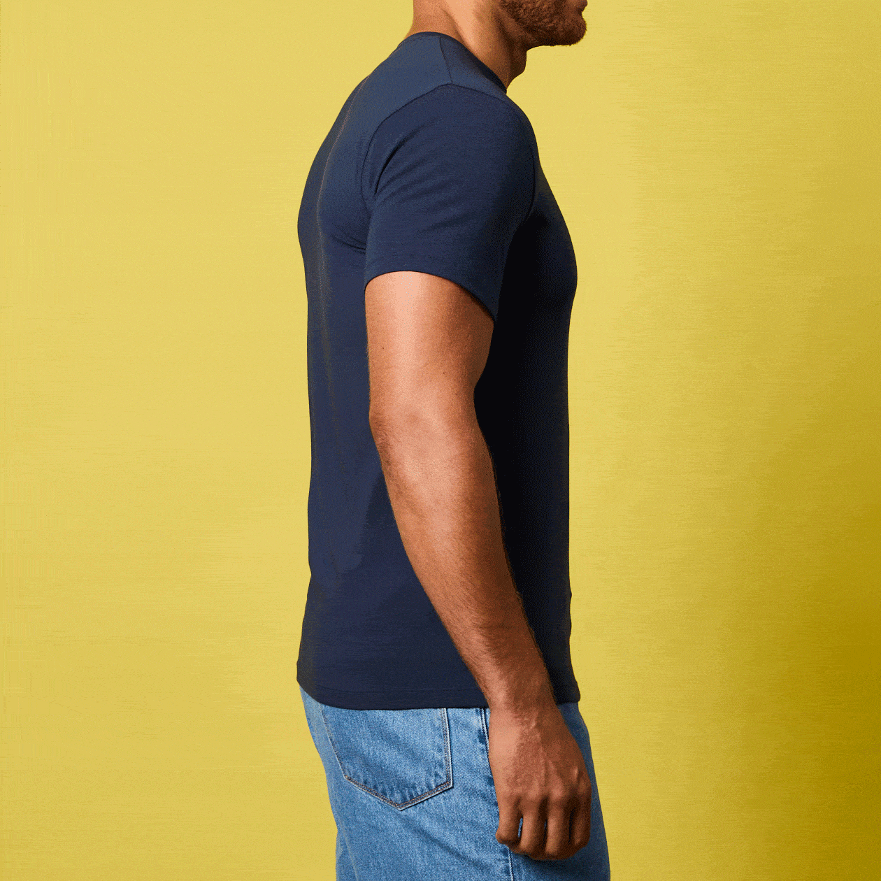 Silver Crew Neck T-Shirt