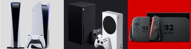 2025 Americas  Sales Comparison Charts Through June - Switch 2 vs PS5 vs Xbox Series X|S vs Switch