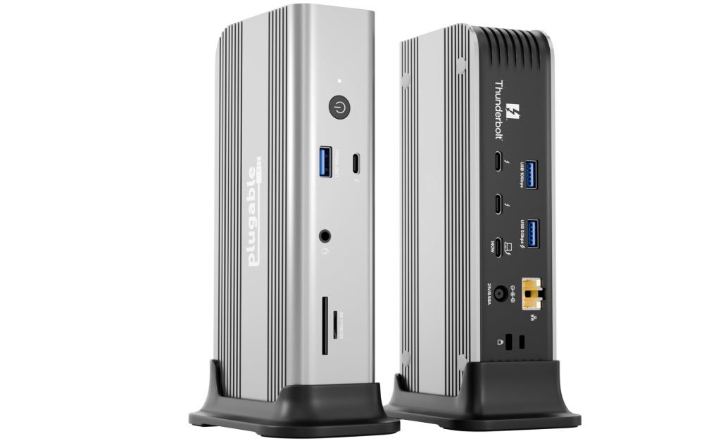 Plugable Thunderbolt 5 Dock vertical
