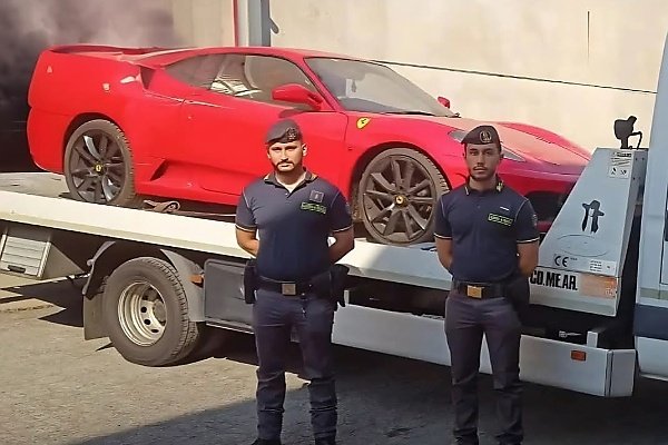 Italian Authorities Destroys Fake Ferrari F430 Built On The Chassis Of Toyota MR2 Coupe - autojosh 