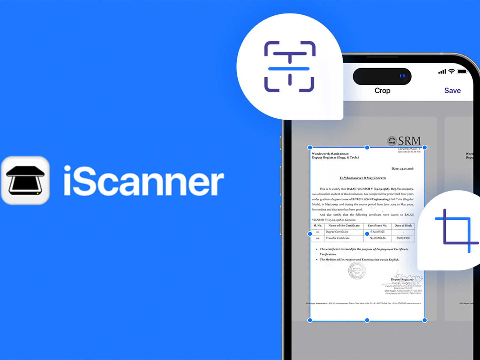 Header image for iScanner iPhone document editor App Lifetime Subscription Stack Commerce sponsored deal