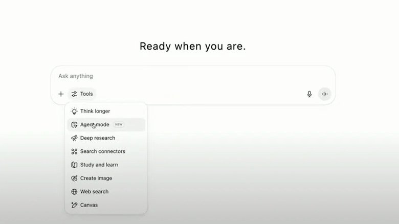 The ChatGPT prompt composer.