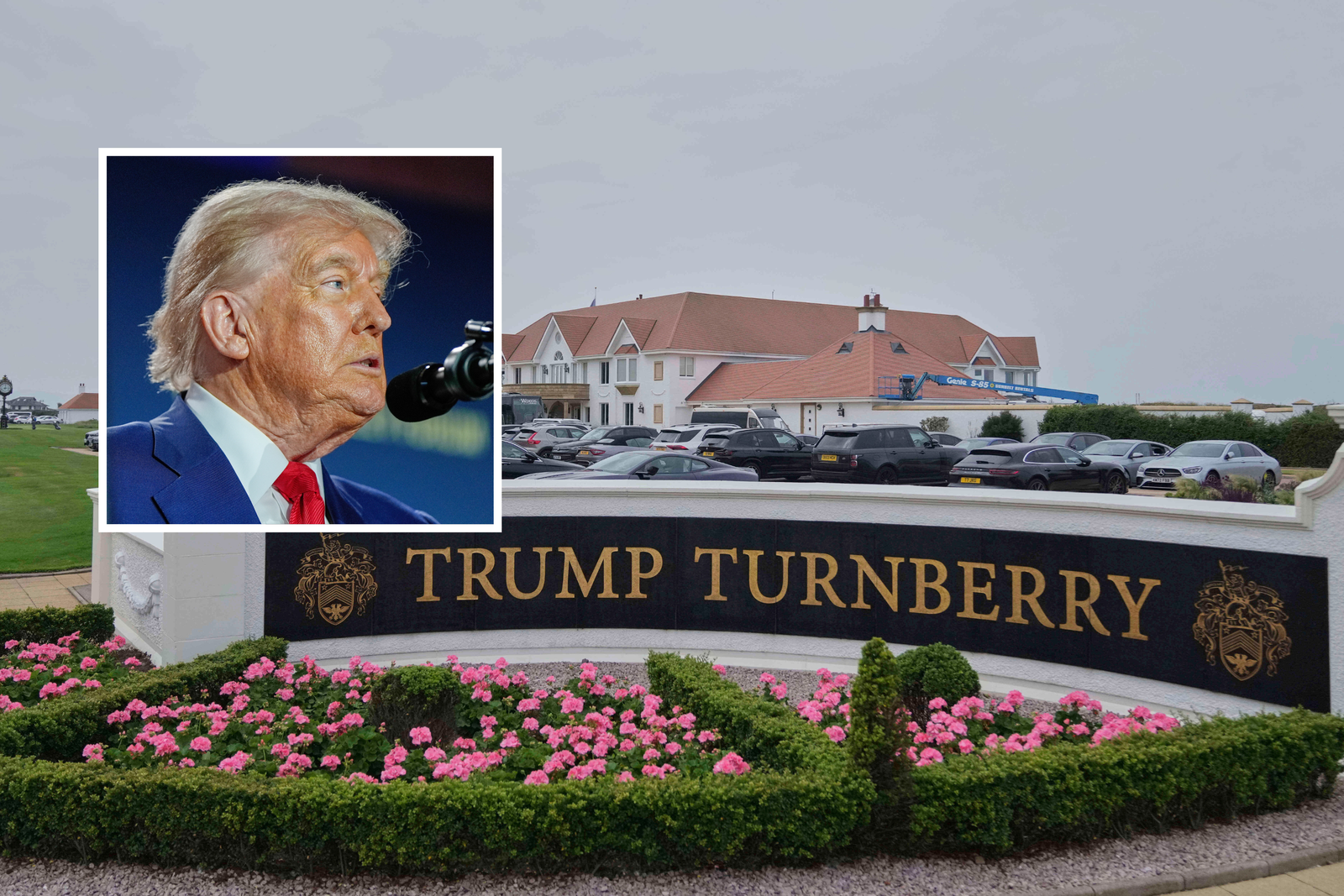 Trump golf course in Scotland