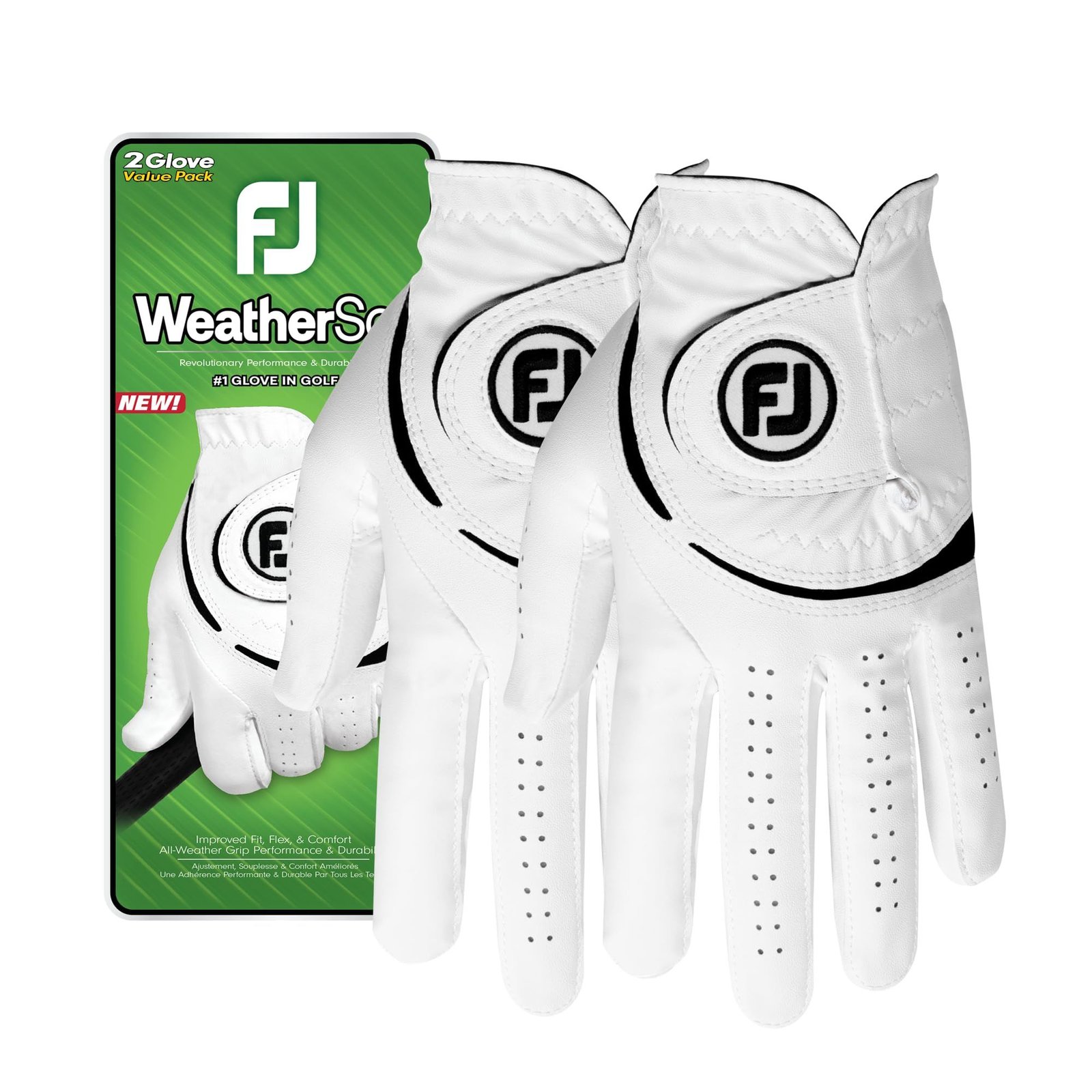 WeatherSof 2-Pack Golf Glove