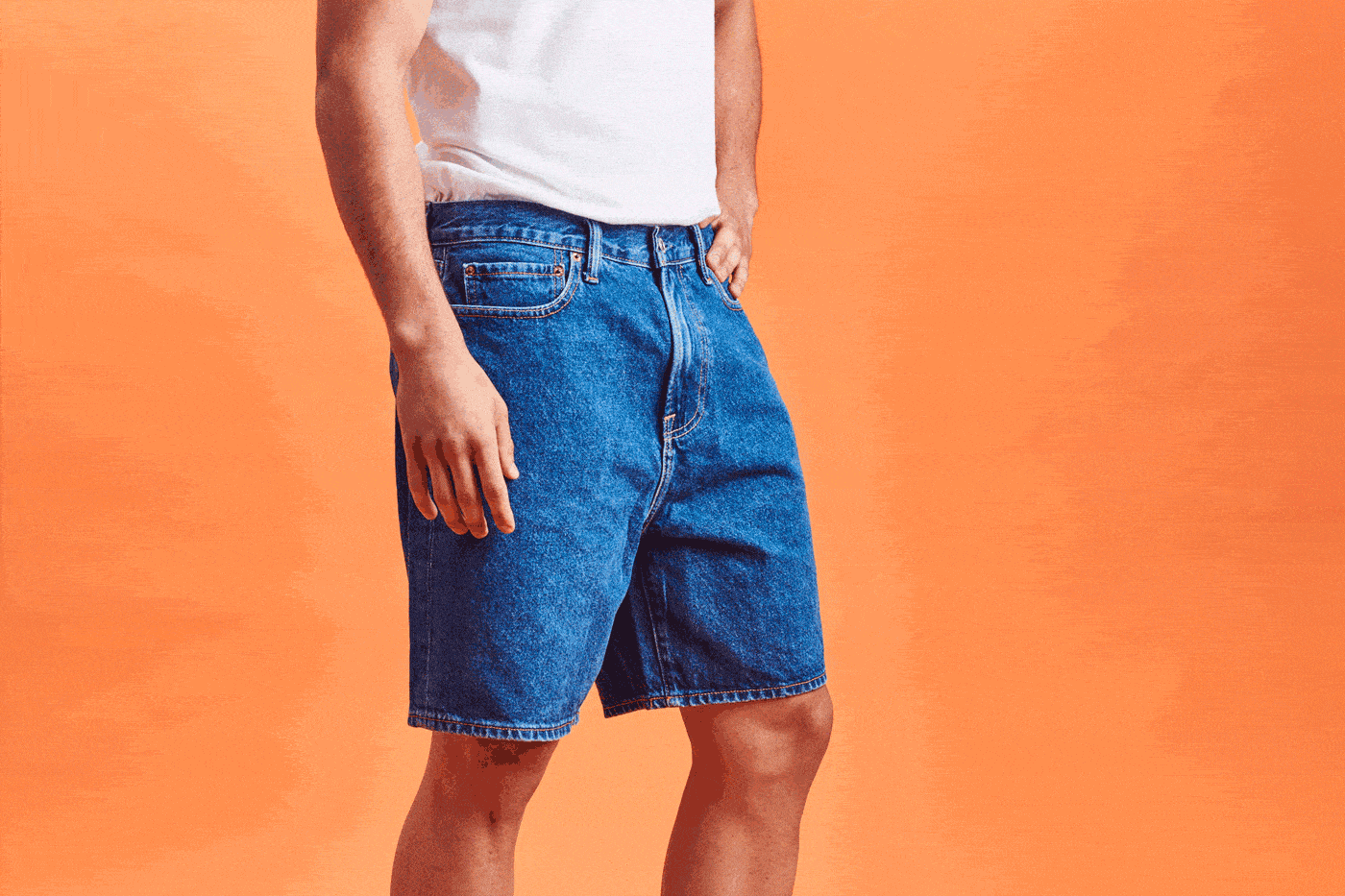 Loose Denim Short