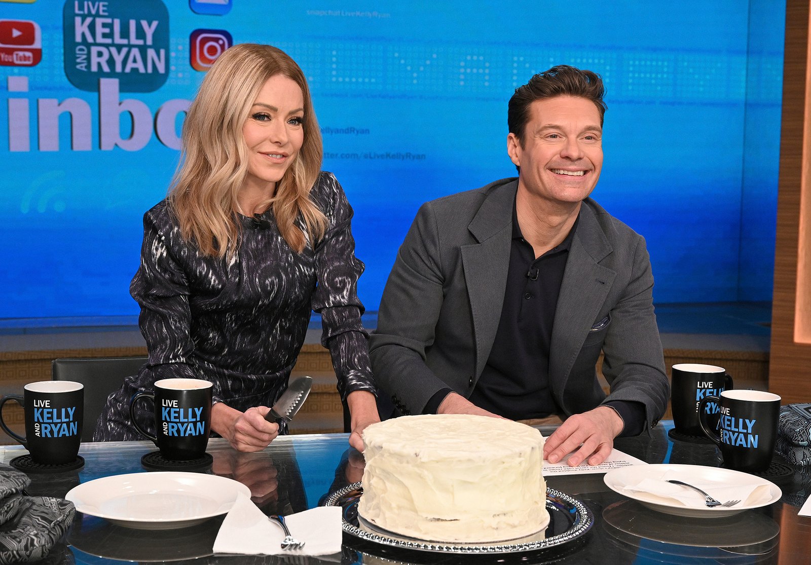 Kelly Ripa and Ryan Seacrest 