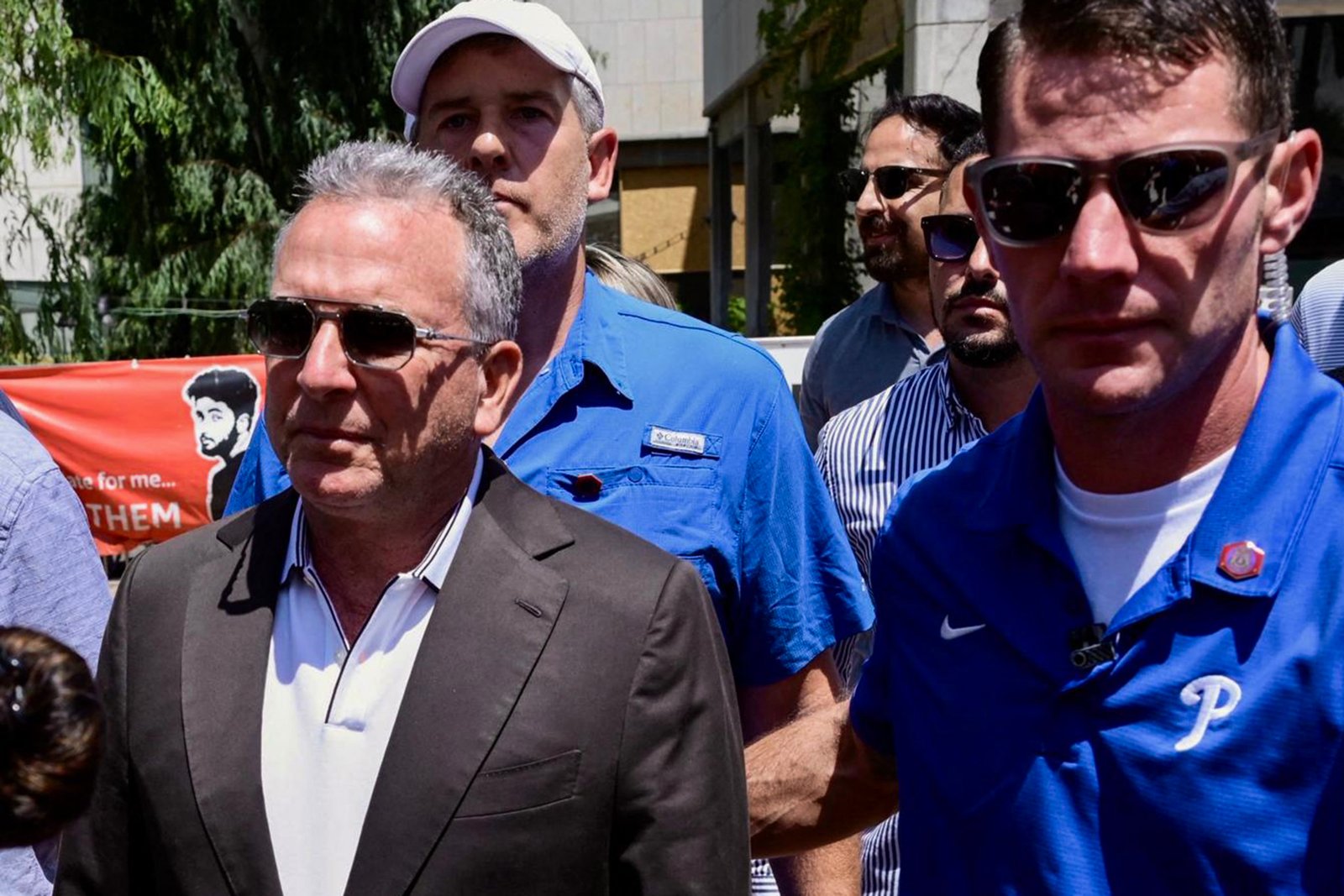 US envoy Steve Witkoff meeting with families of Israeli hostages in Tel Aviv.
