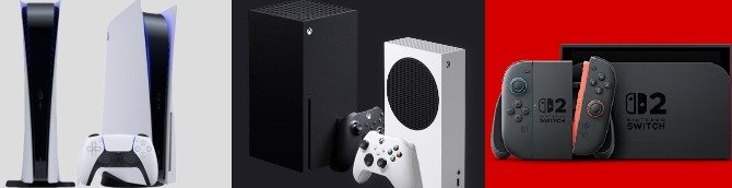 2025 Worldwide Sales Comparison Charts Through June - Switch 2 vs PS5 vs Xbox Series X|S vs Switch