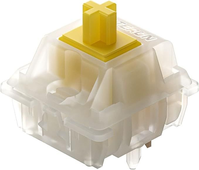 The Gateron Milky Yellow Pro Switch.