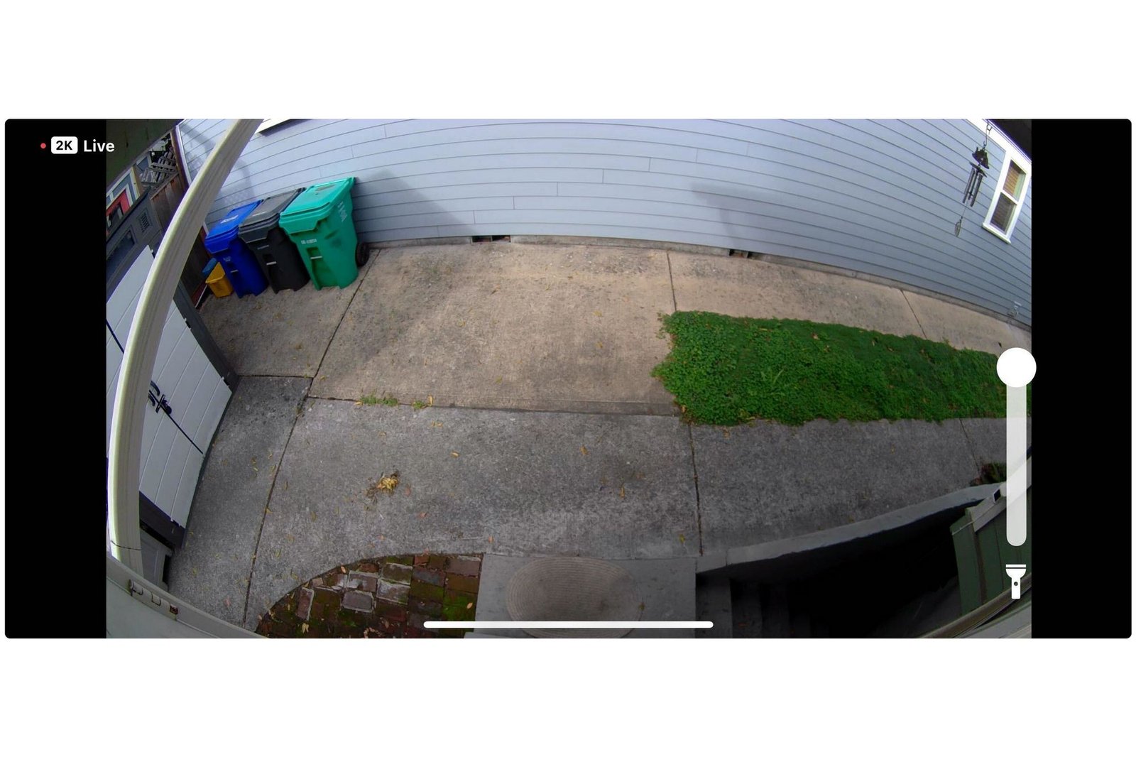 Arlo Wired Floodlight Camera live view