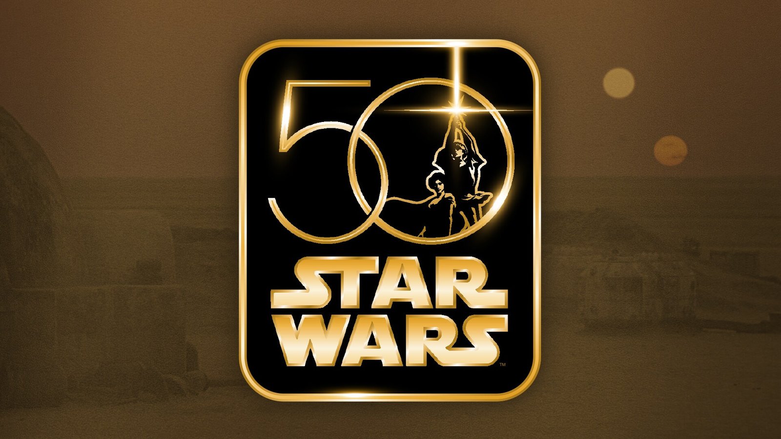 50th anniversary Star Wars banner