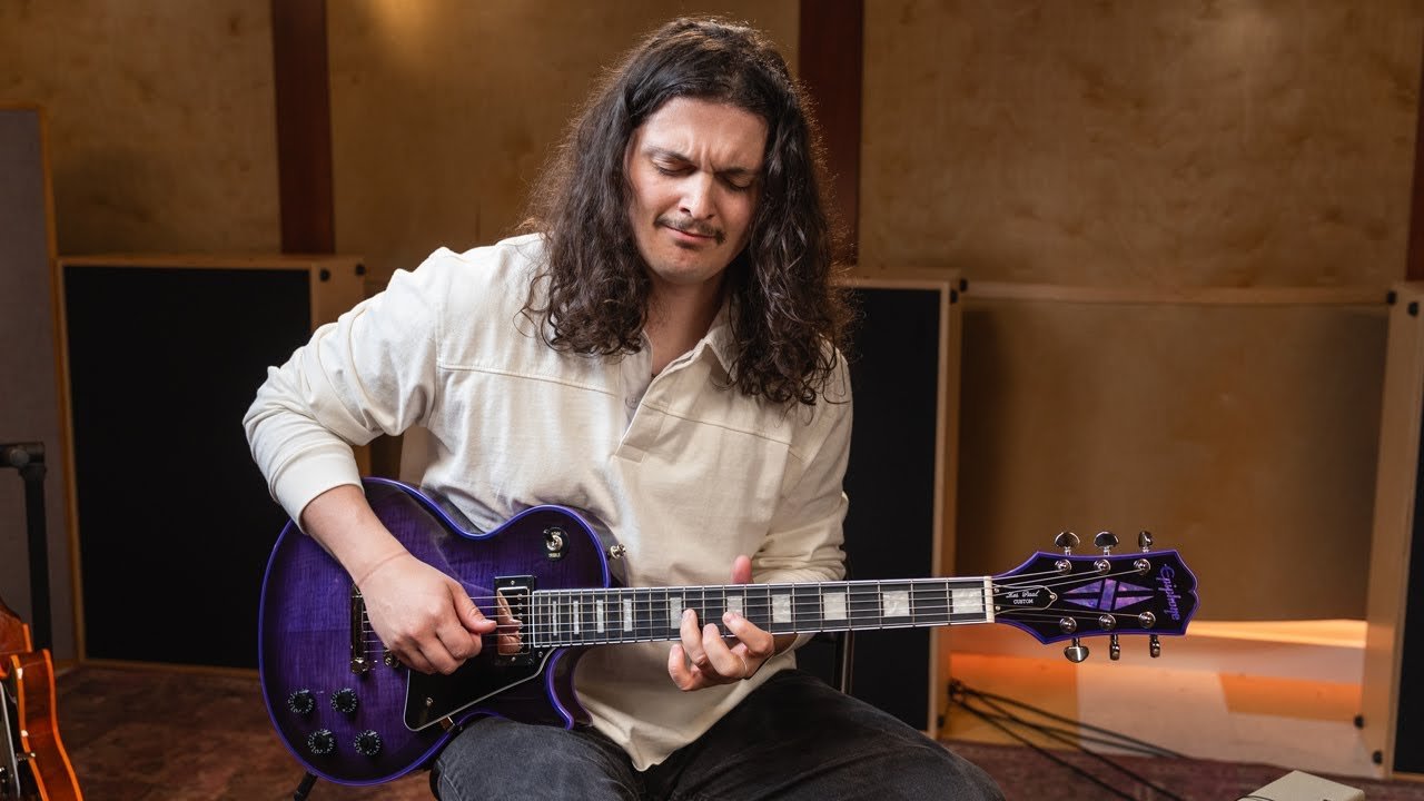Epiphone Les Paul Custom Widow Guitars | Demo and Overview with Nick Hames - YouTube