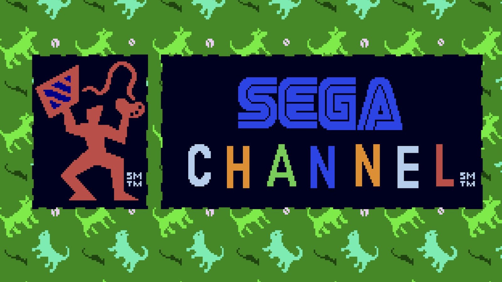 The startup menu for Sega Channel.