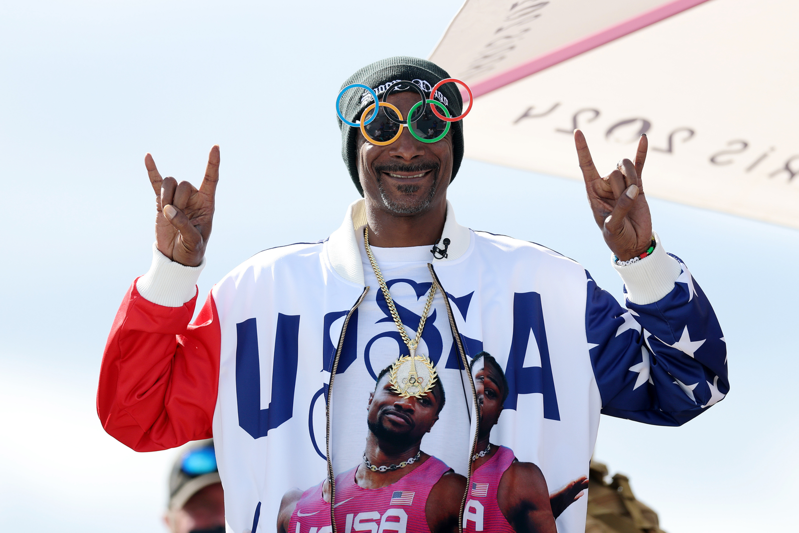 Snoop Dogg Olympic Rings Glasses Paris Games